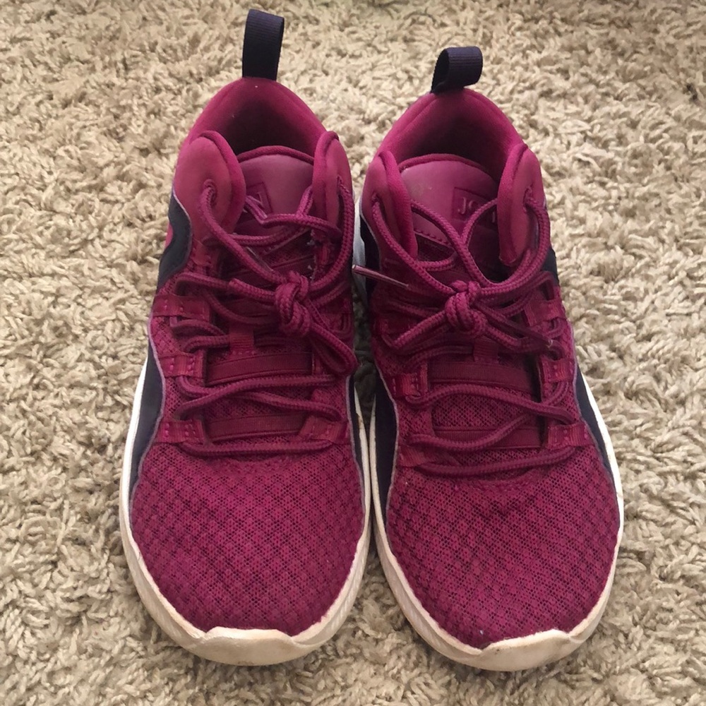 Magenta Jordan Sneakers